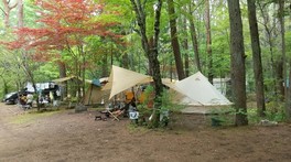 清潔感あふれるキャンプ場