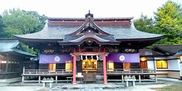 茨城県の文化財にも指定された大洗磯前神社の拝殿