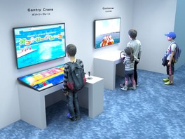 海運に携わる仕事をゲームや模型・イラストパネルなどで楽しく学べる
