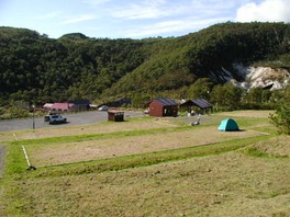広々とした空間に広がるニセコ野営場