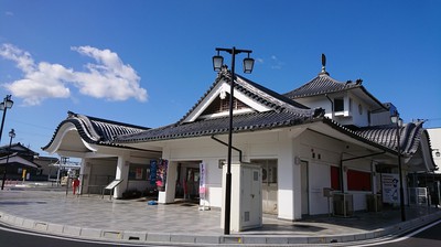 安土駅に隣接する資料館