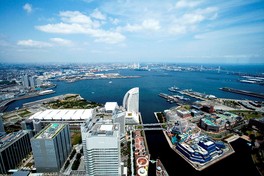 地上69階に位置する展望フロアからの眺望