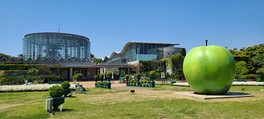 館内・屋外庭園には多種多様な草花が植えられている