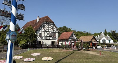 移築、復元されたドイツとフランスアルザス地方の家