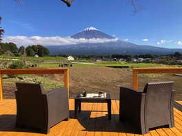 富士山を望む壮大な景色を独り占め