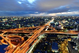 22階展望ロビーからの夜景