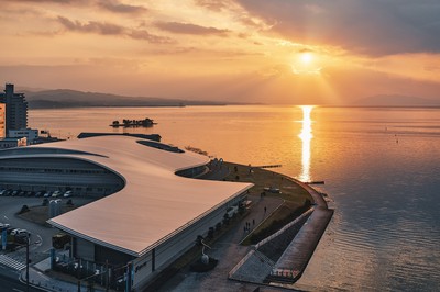 日没間際の夕日は特に美しい