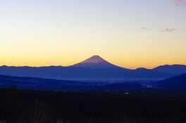 富士見高原創造の森の初日の出
