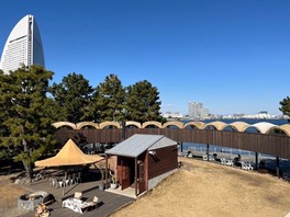 海を眺めながら本格BBQが楽しめる、横浜初のアウトドアフィールド