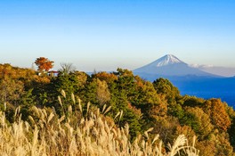 天気が良い日は富士山や南アルプス、北アルプスが見える
