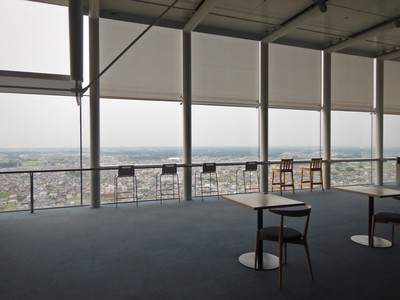 茨城県庁の勉強スペース